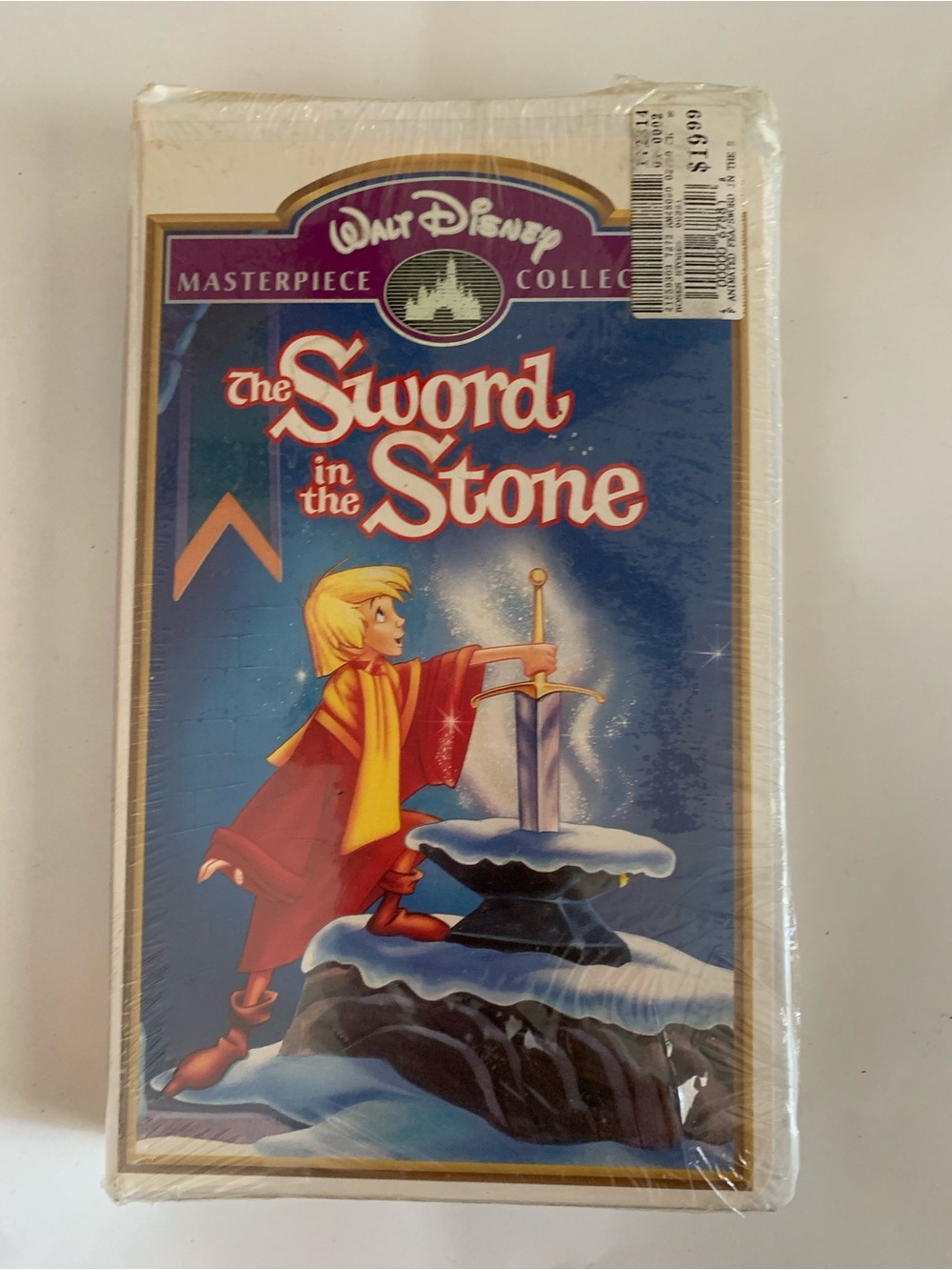 BNIP Disney The Sword in the Stone VHS Tape Clamshell Sealed